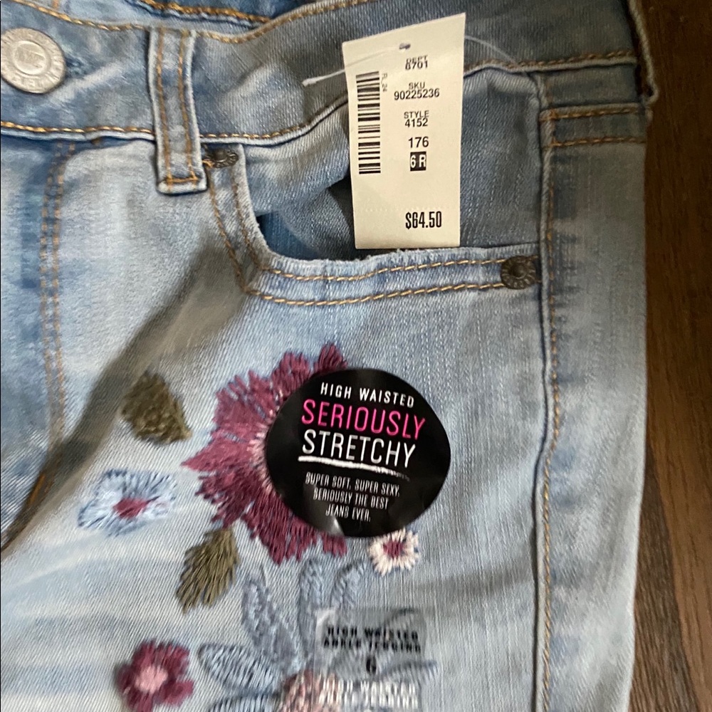 Aeropostale women’s high waisted ankle jeggings